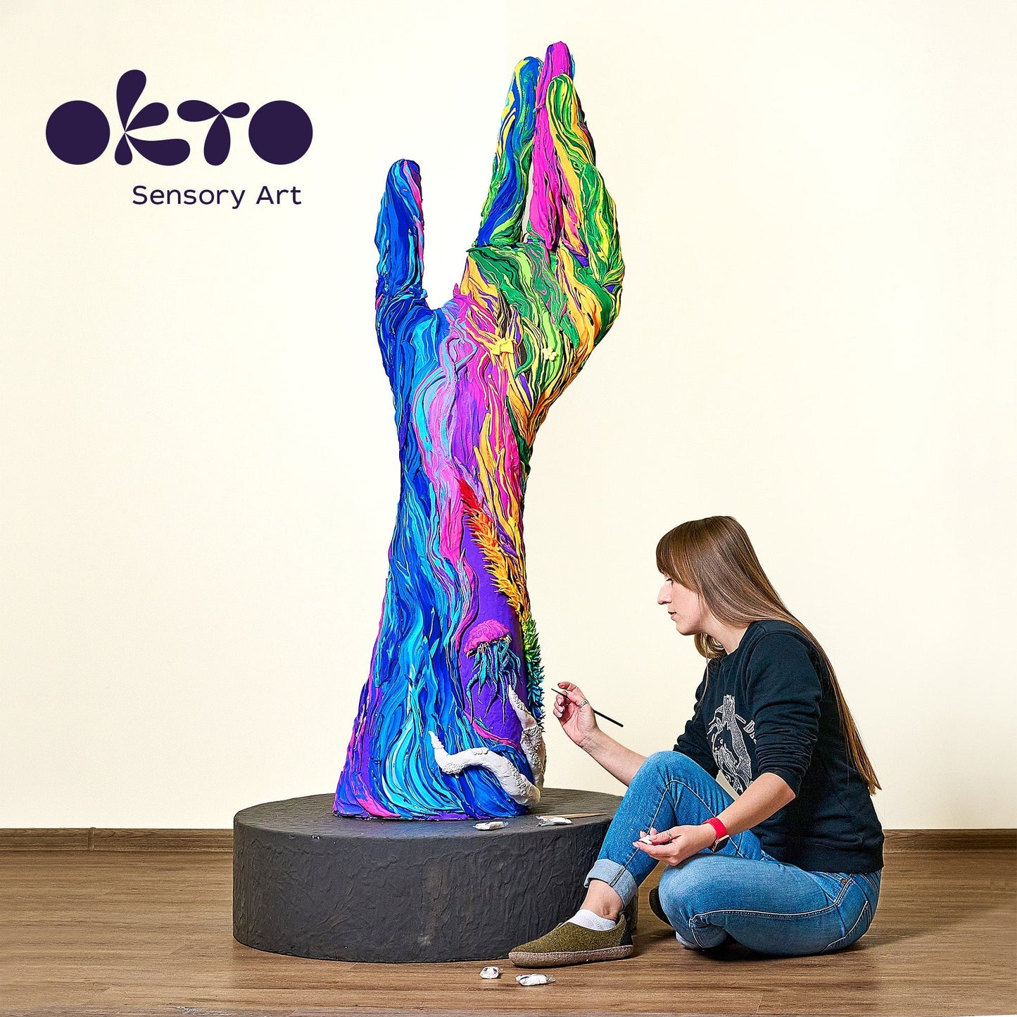 OKTO Colors Air Clay (L) — 30 Sticks — Refill — Ages 14+