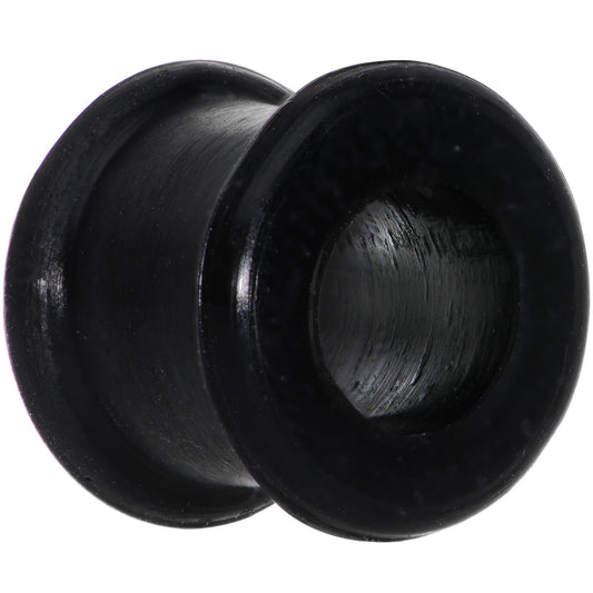 00G Flexible Black Silicone Double Flare Tunnel Plug Set