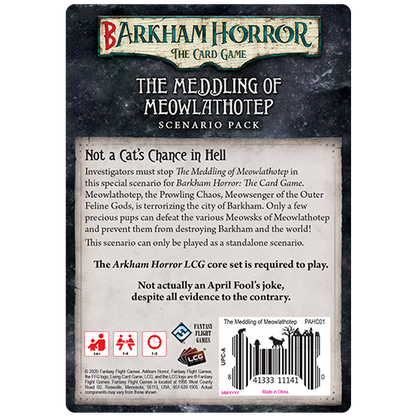 Arkham Horror LCG: Barkham Horror - The Meddling of Meowlathotep Scenario Pack