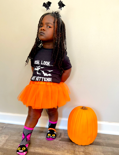 KIDS BAT & BLACK CAT NO SLIP SOCKS