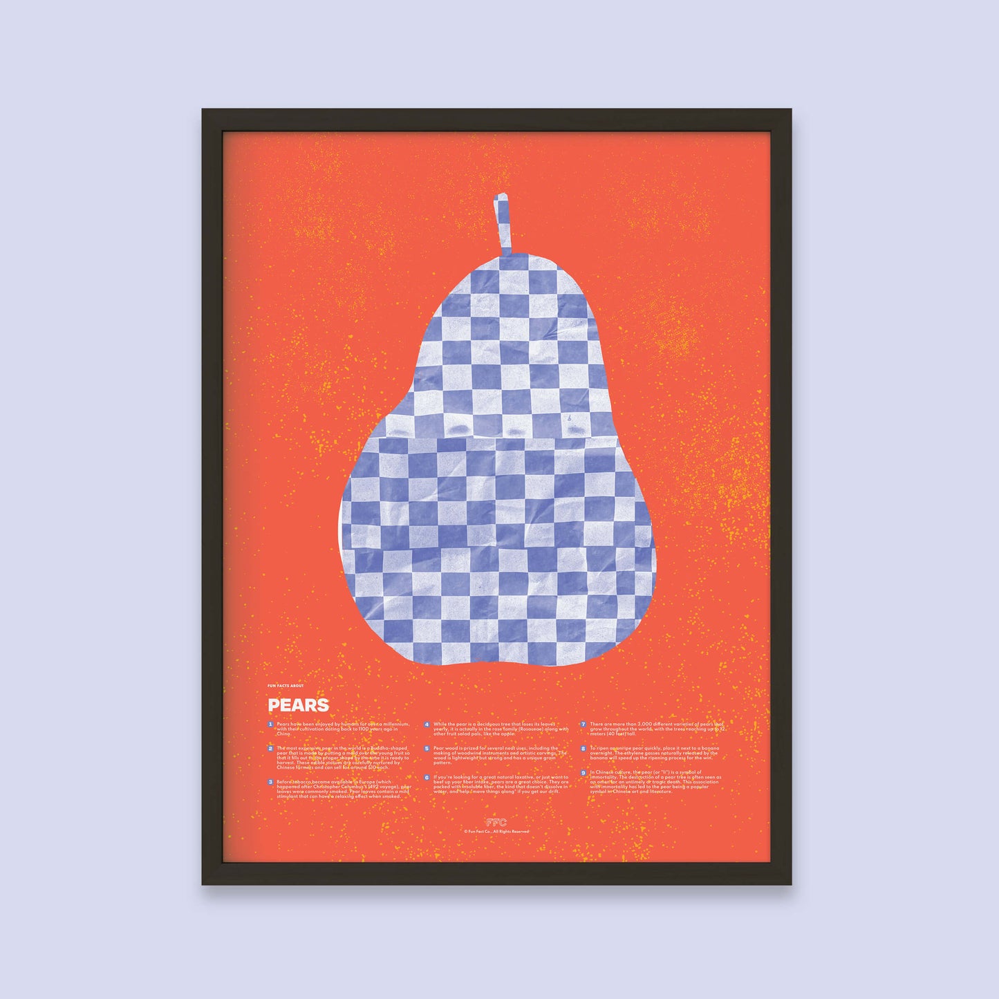 Pear Fun Facts Print