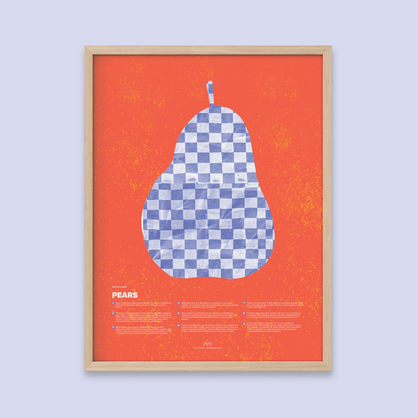 Pear Fun Facts Print