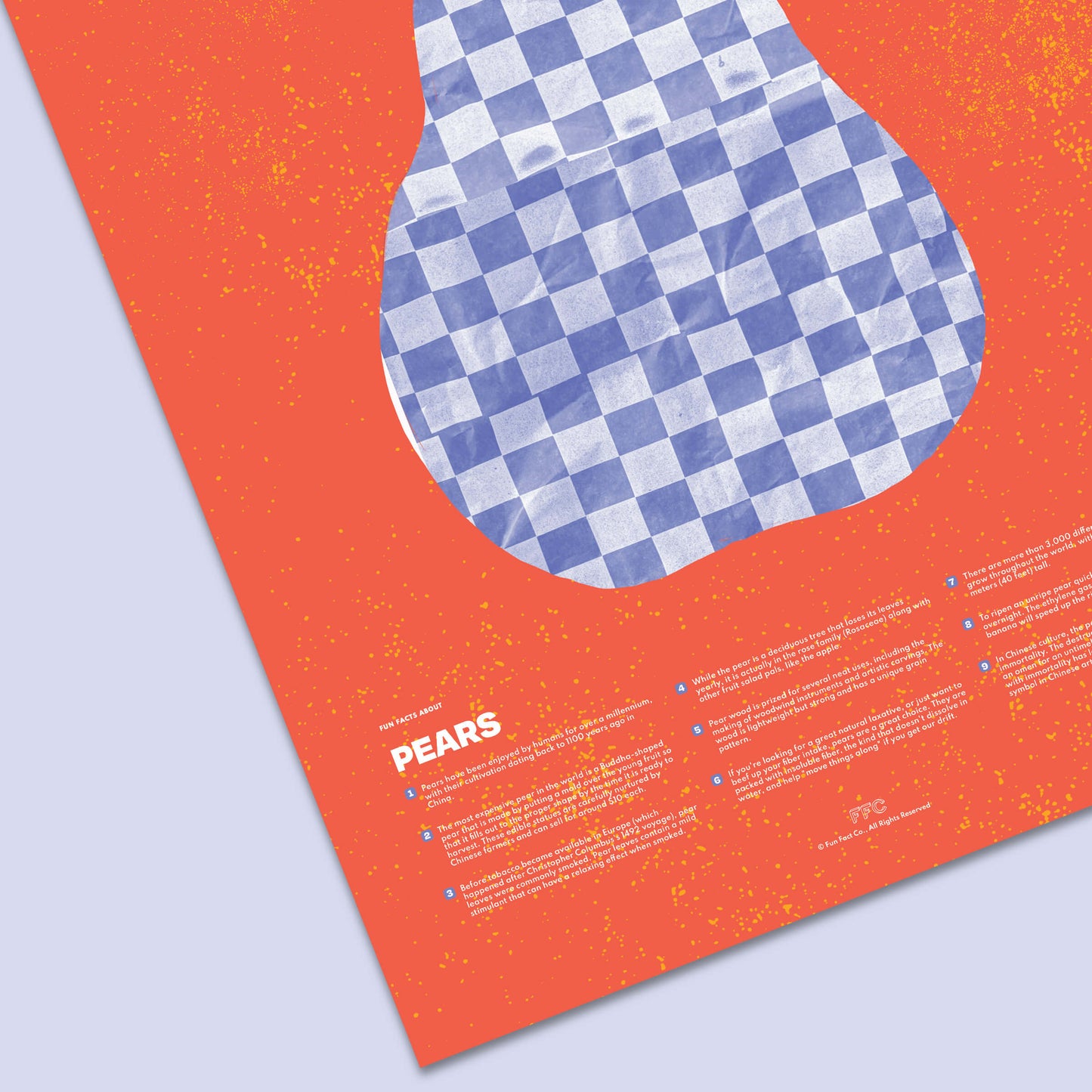 Pear Fun Facts Print