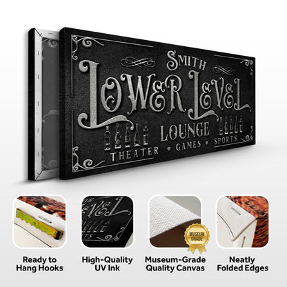 Personalized Lower Level Sign