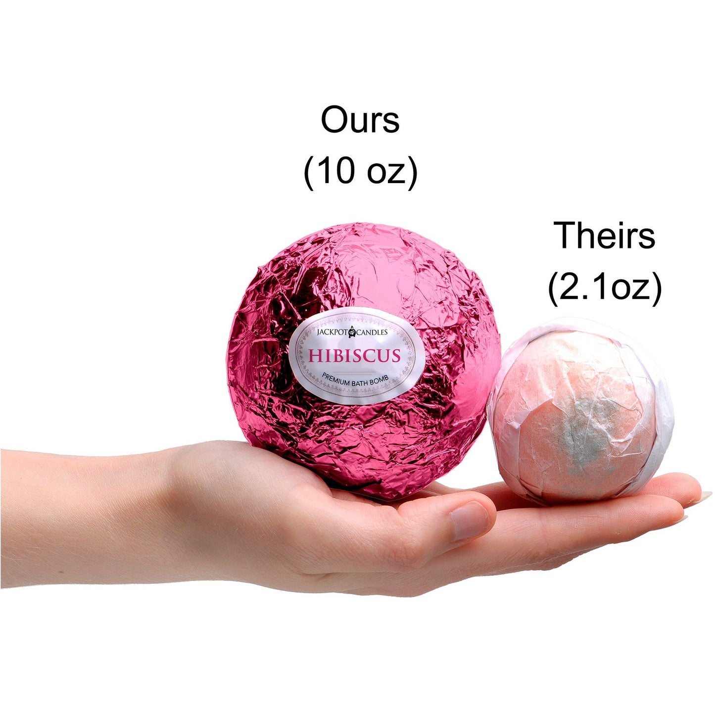 Hibiscus Bath Bomb with Jewelry Ring Inside