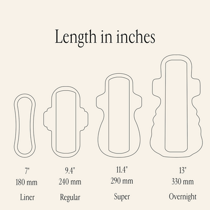 Organic Pads with wings - Regular 3 pack Bundle