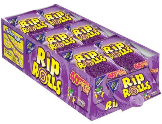 Rip Rolls Grape 24pack