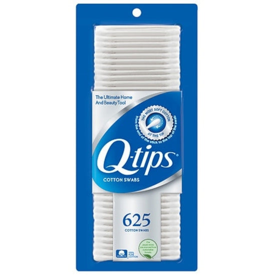 Q-Tips - Cotton Swabs - 625 Count - 6 Pack