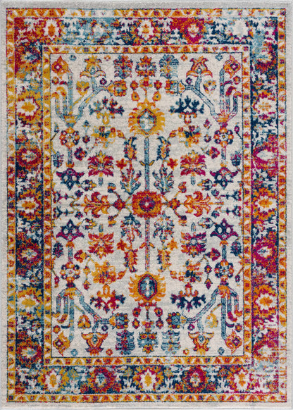 Istanbul Vintage Orange Area Carpet - Clearance