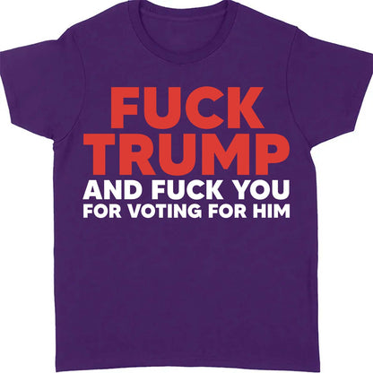 Funny Fuck Trump T-Shirt - 8647 Anti Trump Political Shirt, Anti-Republican Tee for Kamala Supporters Dark Shirt 682213