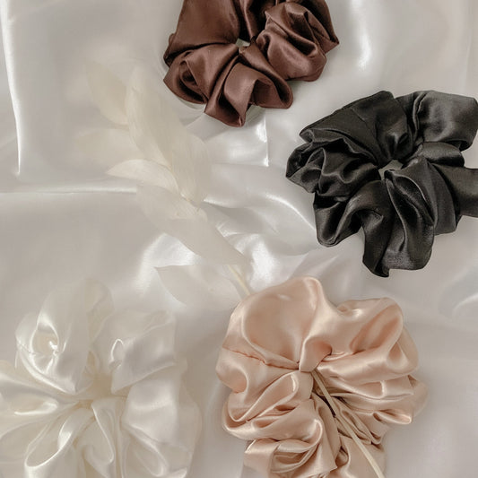 Satin Sweetheart Scrunchies