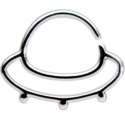 16G 3/8" Outer Space UFO Septum Ring