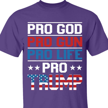 Pro Trump 2024 Shirt | Donald Trump Homage Shirt | Donald Trump Fan Tees T958 - GOP