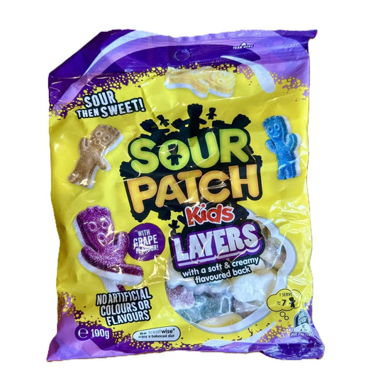 Sour Patch Kids Layers – Dual Flavour Sour Gummies 130g (Australia)