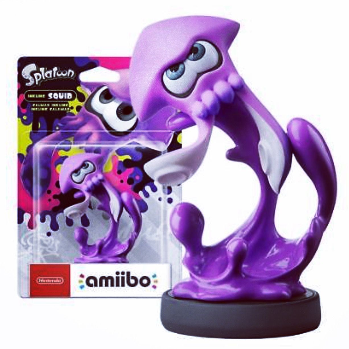 Neon Purple Inkling Squid: Splatoon 2 Amiibo (Nintendo Switch)