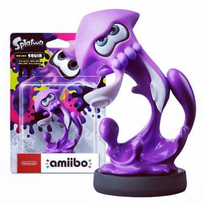 Neon Purple Inkling Squid: Splatoon 2 Amiibo (Nintendo Switch)