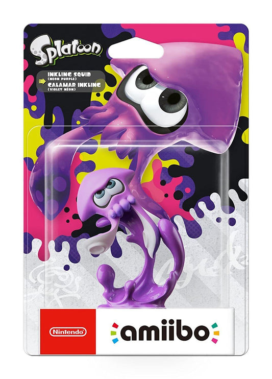Neon Purple Inkling Squid: Splatoon 2 Amiibo (Nintendo Switch)