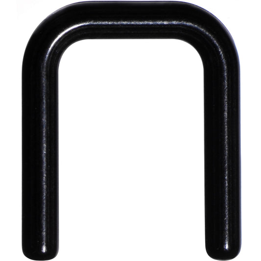 14G 7/16 Black Flexible Bioplast Square Septum Retainer