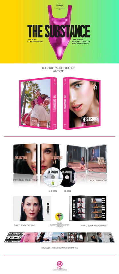 The Substance - Kimchi Exclusive Steelbook [A2 Full Slip] (4K Ultra HD + Blu-ray)