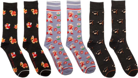 Super Mario Socks 3 Pack