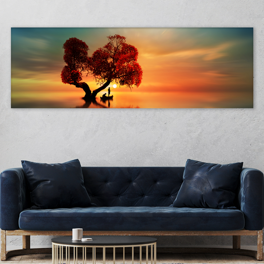Alone Tree Canvas Wall Art II