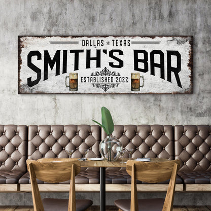Rustic Bar Sign II
