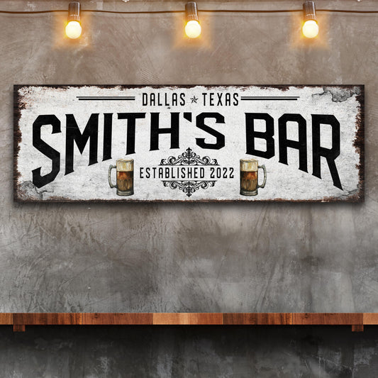 Rustic Bar Sign II