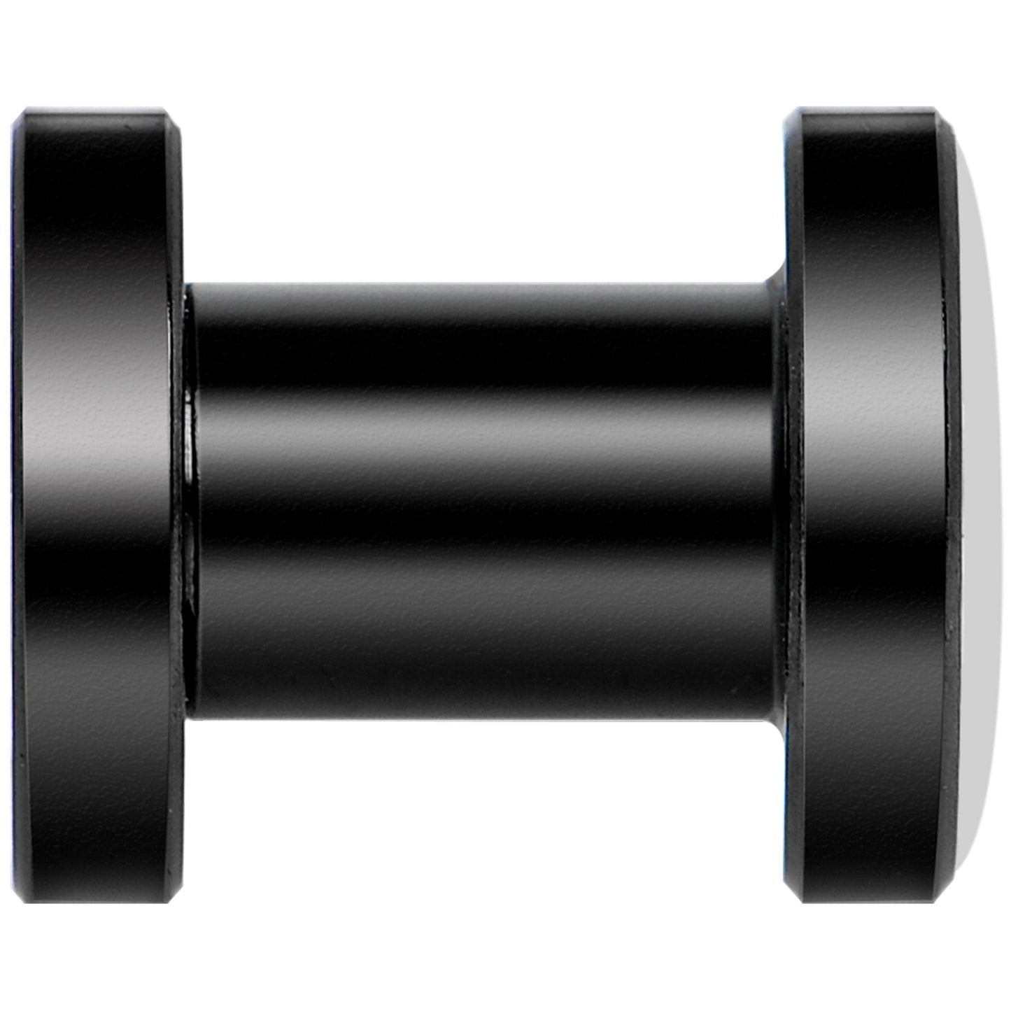 Black White Owl Black Anodized Screw Fit Plug Set 4G