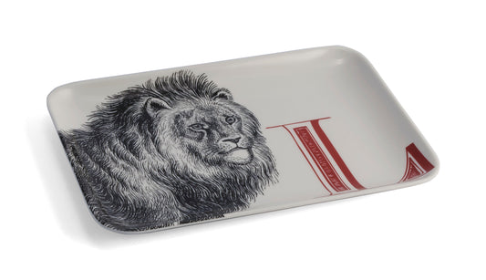 L Lion Alphabet Tray