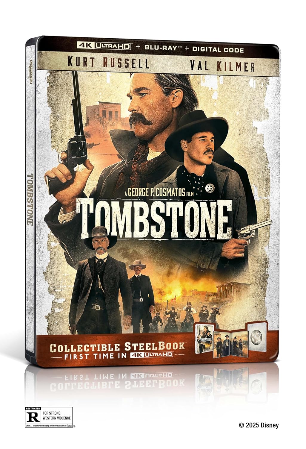 Tombstone - Steelbook [4K UHD + Blu-ray + Digital]