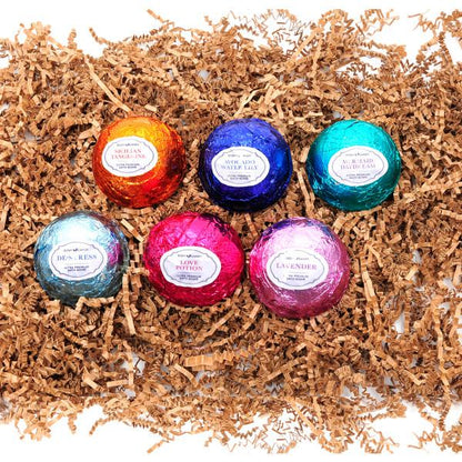 Bath Bombs 6 USA Handmade Made Large Vegan All Natural Gift Set