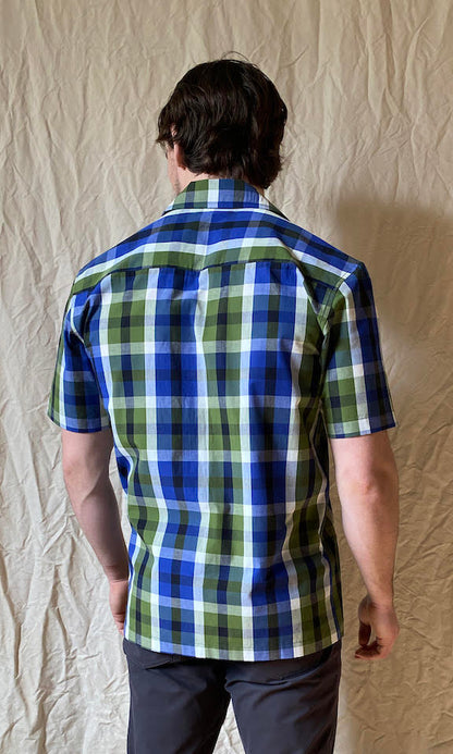 Blue Green Checkered Shirt