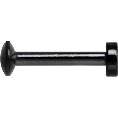 5/16 Black IP 3mm Circle Internal Thread Daith Cartilage Tragus