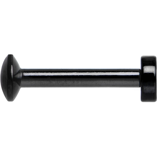 5/16 Black IP 3mm Circle Internal Thread Daith Cartilage Tragus