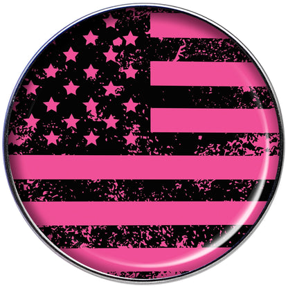 16G 1/4 Pink American Flag Tragus Cartilage Earring