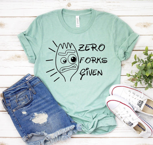 Zero Forks Given T-shirt