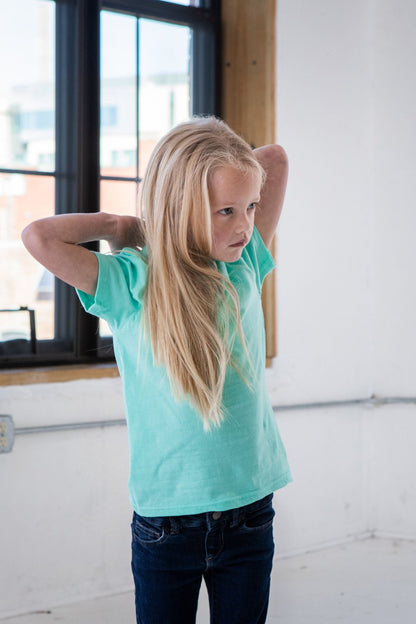 Youth Premium Cotton Short Sleeve Tee (Fashion Colors)