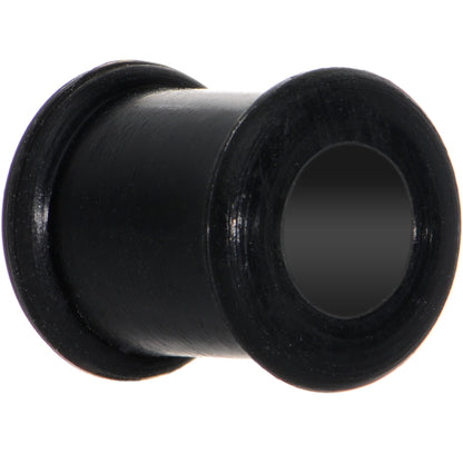0G Flexible Black Silicone Double Flare Tunnel Plug Set