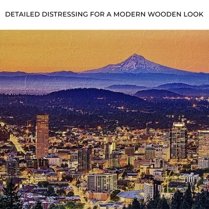 Portland Oregon Skyline Canvas Wall Art