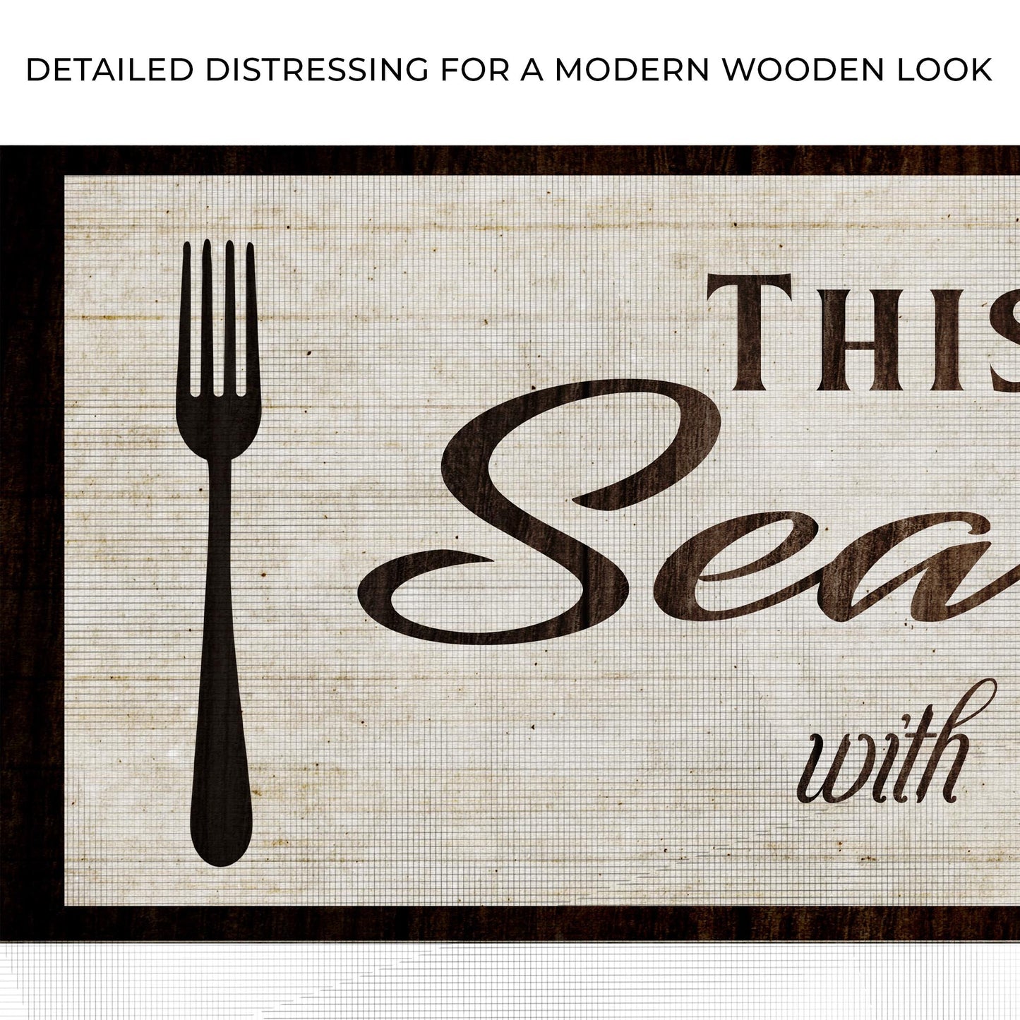 Kitchen Seasoned With Love Sign lll